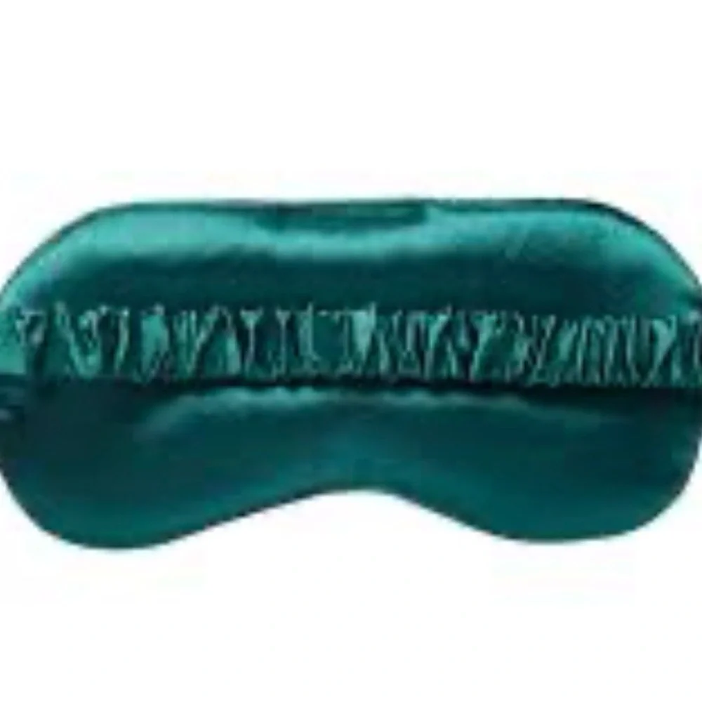 Wicked Green Satin Eye Mask